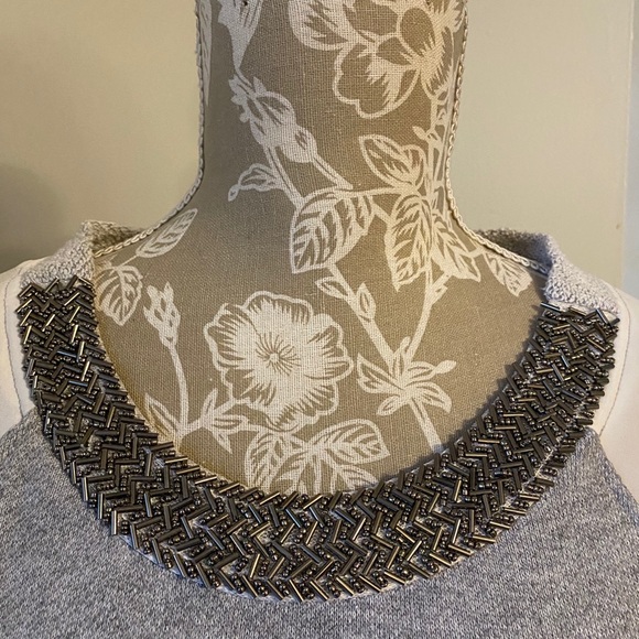 Gibson French Terry Sweatshirt w/ Beaded Collar - Picture 3 of 7